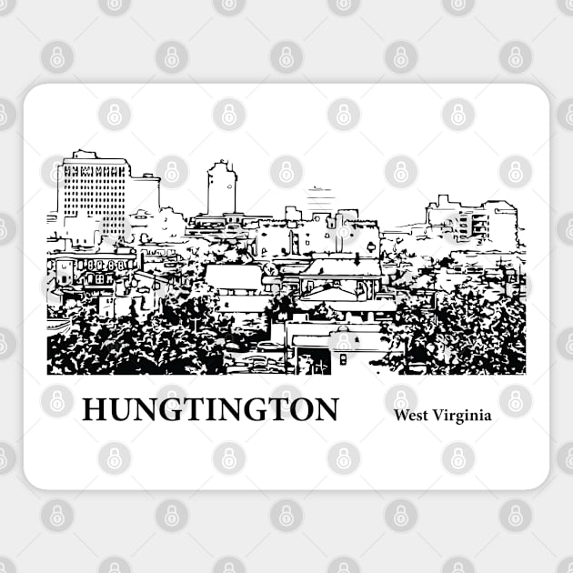 Huntington West Virginia Magnet by Lakeric